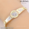 Xuping fabricante de joyas de China de tres colores chapado en oro joyas encantos pulseras